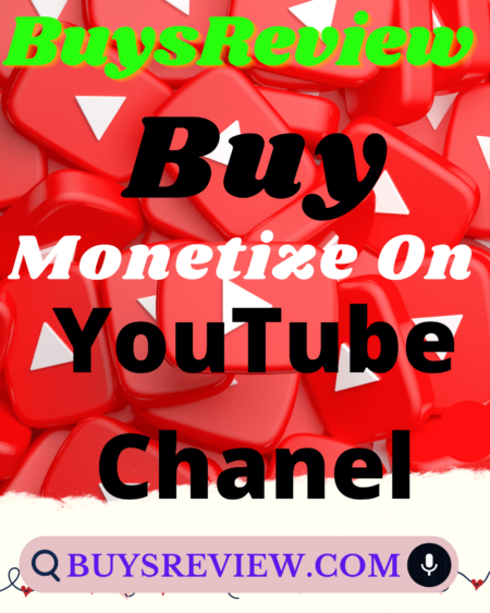 Buy Monetize On YouTube Chanel