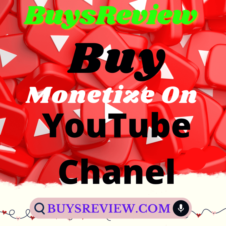 Buy Monetize On YouTube Chanel